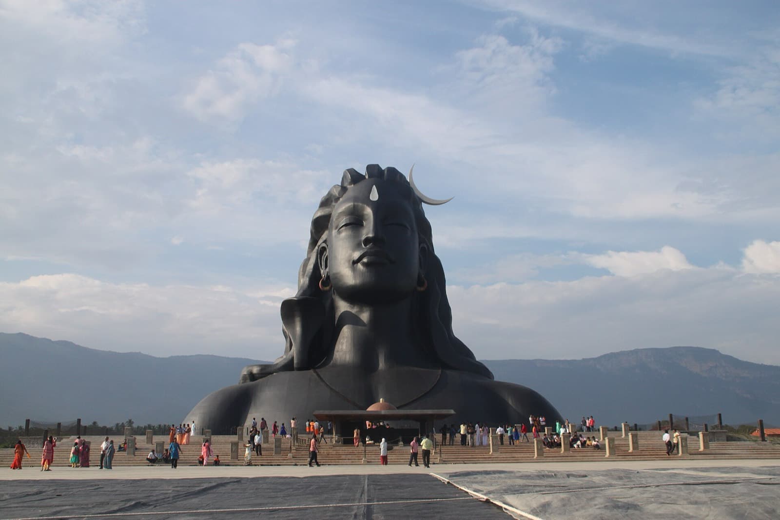 Adiyogi Shiva statue near Coimbatore