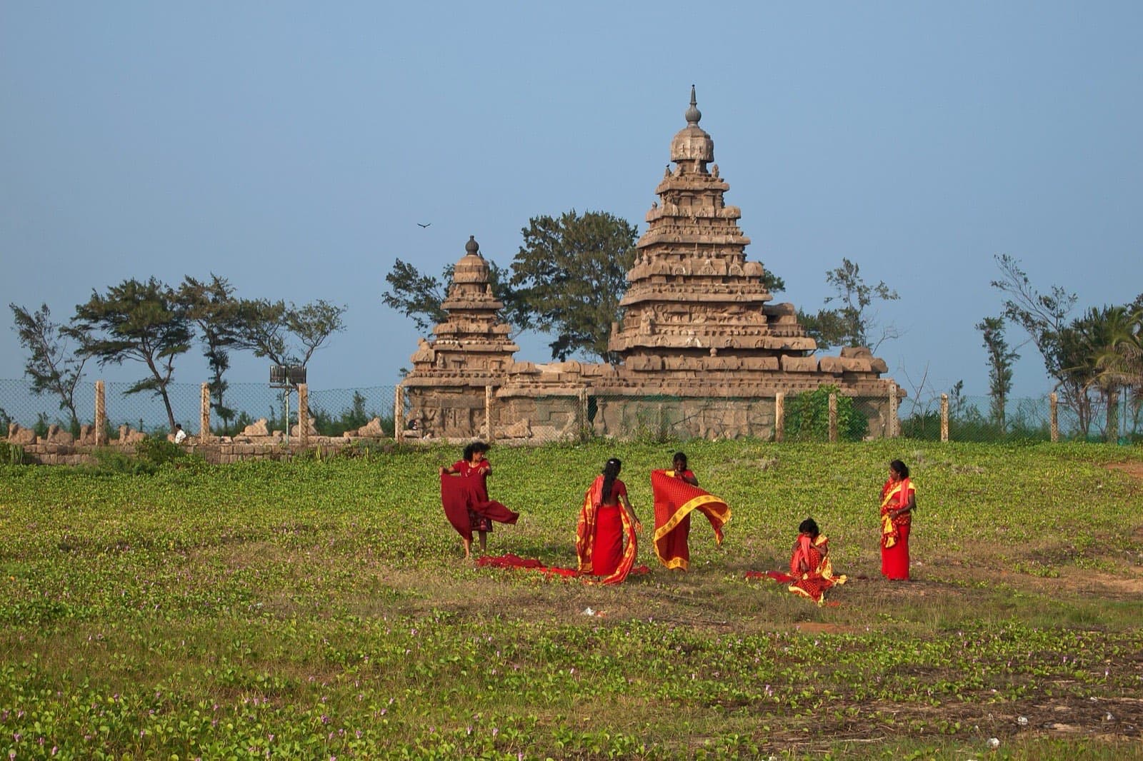 Shore Temple by the sea, Mahabalipuram