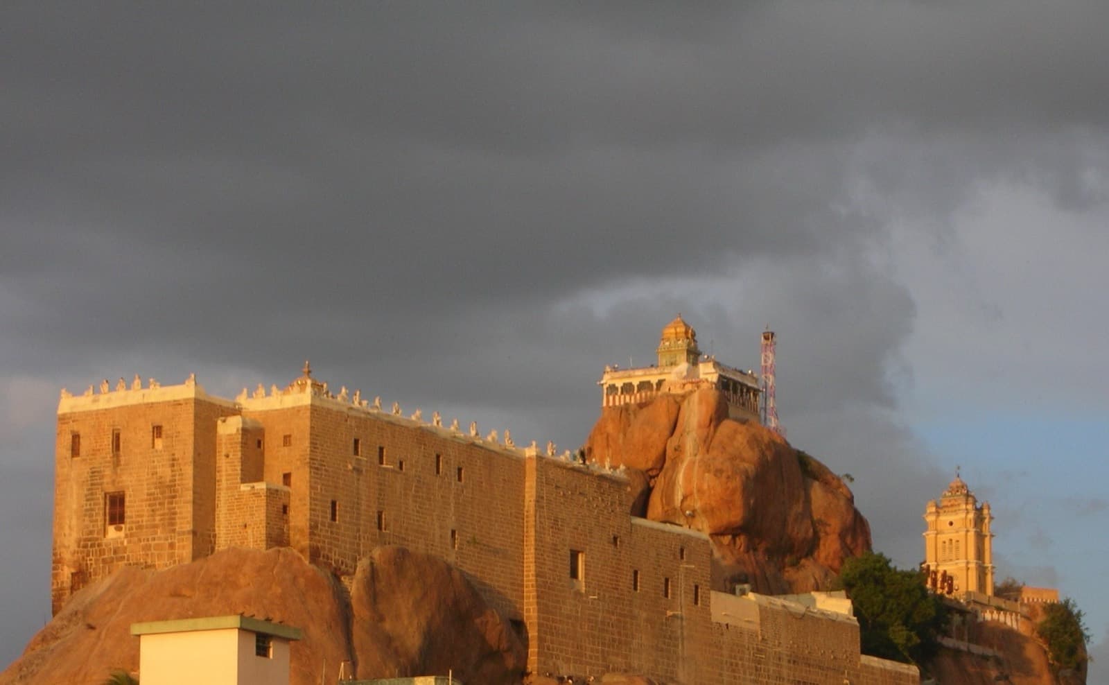 Rockfort temple at sunset, Trichy